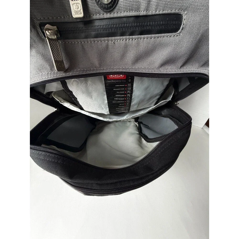 OGIO Backpack Gray Black Corona Light Laptop Travel School Hiking Tech Backpack